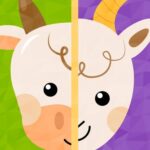 Jeux de bébé : Puzzle d’animaux pour les enfants